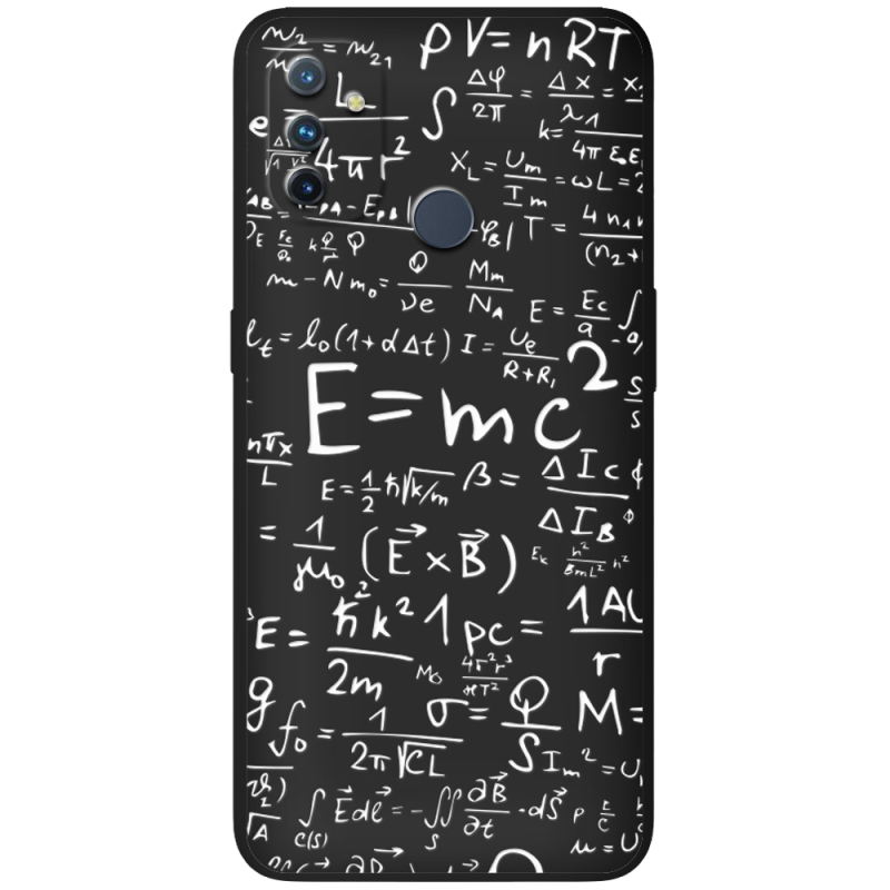 Черный чехол BoxFace OnePlus Nord N100 E=mc2