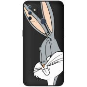 Черный чехол BoxFace OnePlus Nord N100 Lucky Rabbit