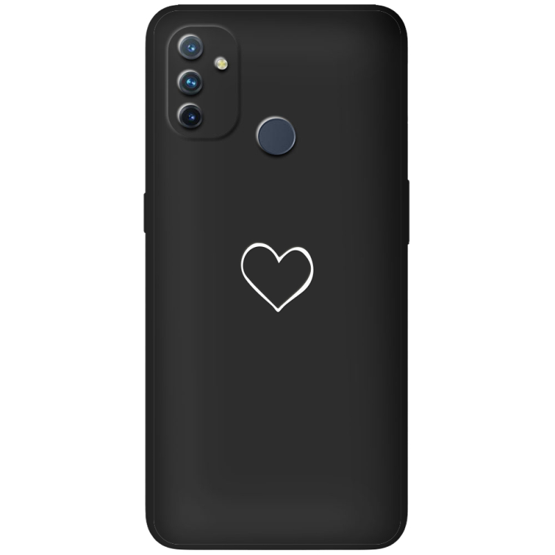 Черный чехол BoxFace OnePlus Nord N100 My Heart