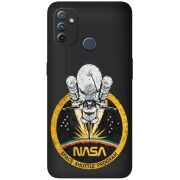 Черный чехол BoxFace OnePlus Nord N100 NASA Spaceship