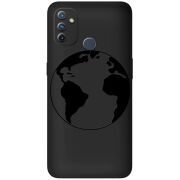 Черный чехол BoxFace OnePlus Nord N100 Earth
