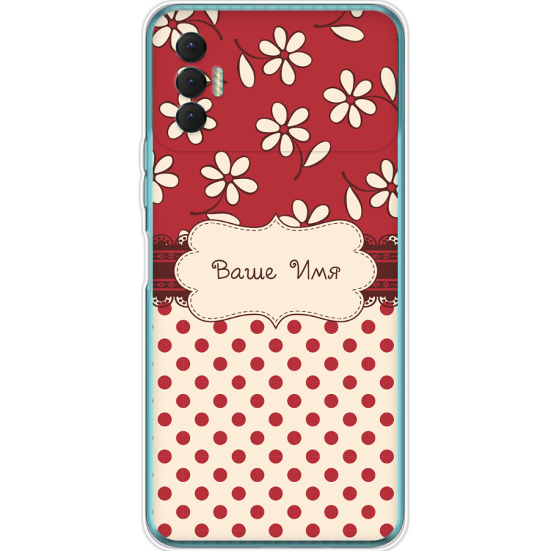 Чехол BoxFace Tecno Spark 8P Именной Polka Dots