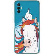 Чехол BoxFace Tecno Spark 8P Fuck Unicorn