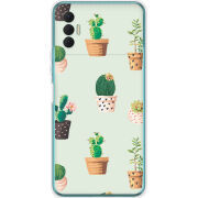 Чехол BoxFace Tecno Spark 8P L-green Cacti