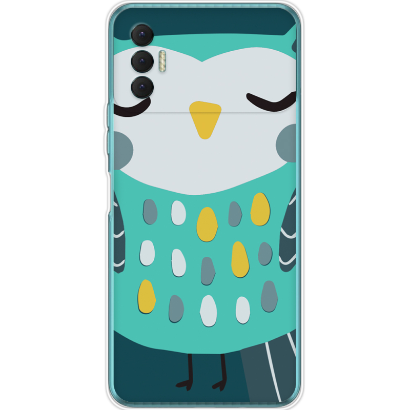 Чехол BoxFace Tecno Spark 8P Green Owl