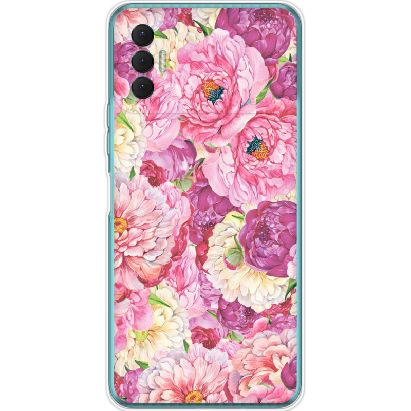 Чехол BoxFace Tecno Spark 8P Pink Peonies