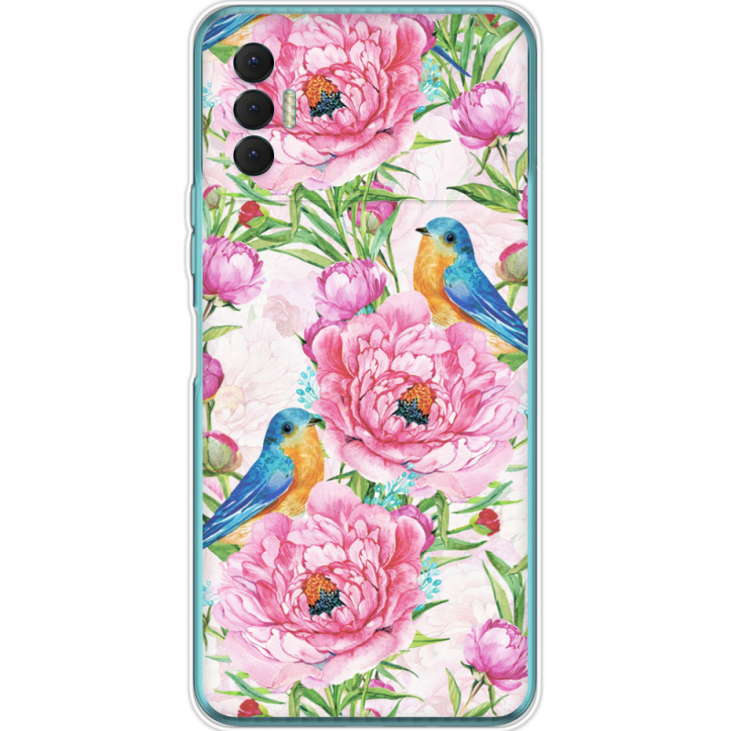 Чехол BoxFace Tecno Spark 8P Birds and Flowers