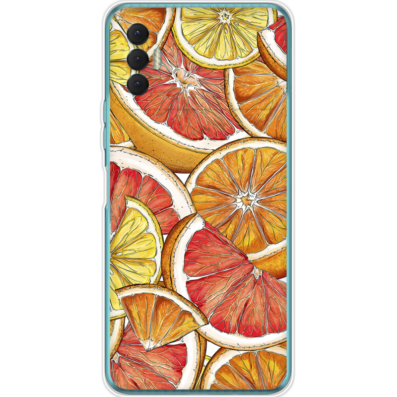 Чехол BoxFace Tecno Spark 8P Citrus Pattern