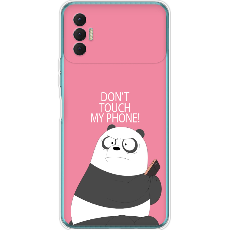 Чехол BoxFace Tecno Spark 8P Dont Touch My Phone Panda