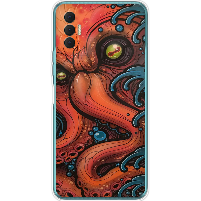 Чехол BoxFace Tecno Spark 8P Octopus