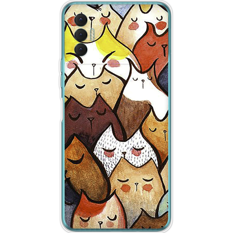 Чехол BoxFace Tecno Spark 8P Sleepy Cats