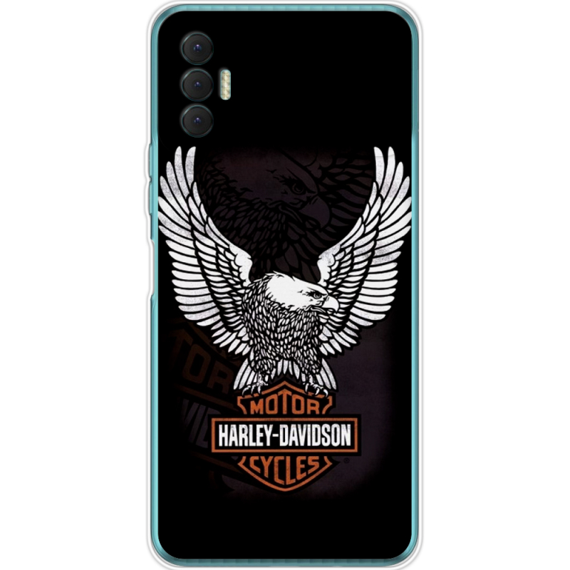 Чехол BoxFace Tecno Spark 8P Harley Davidson and eagle