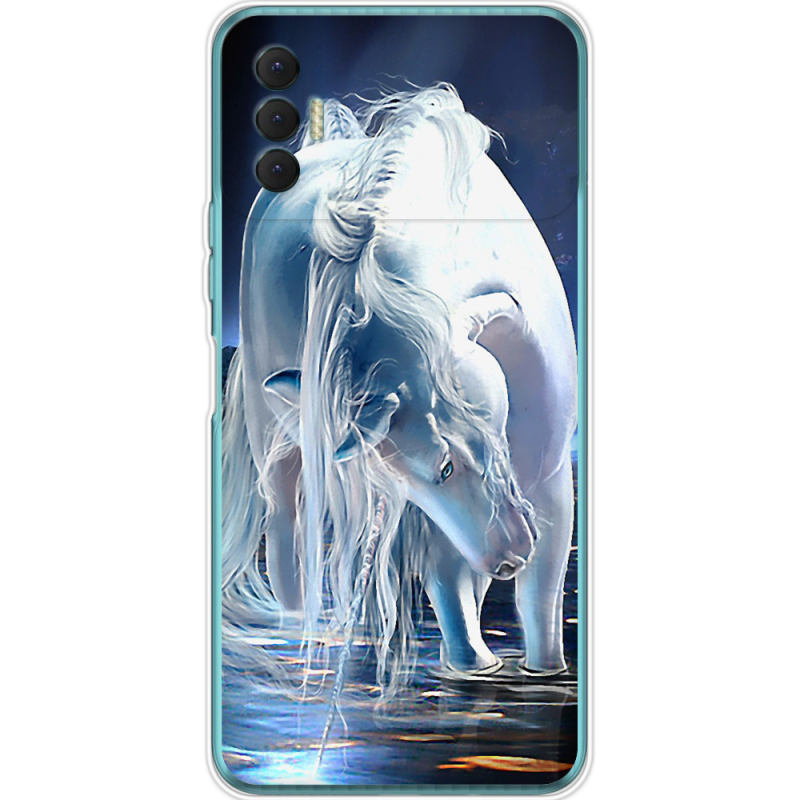 Чехол BoxFace Tecno Spark 8P White Horse