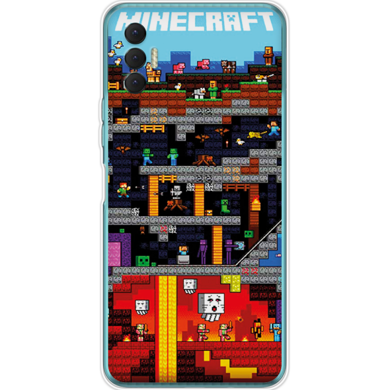 Чехол BoxFace Tecno Spark 8P Minecraft Lode Runner