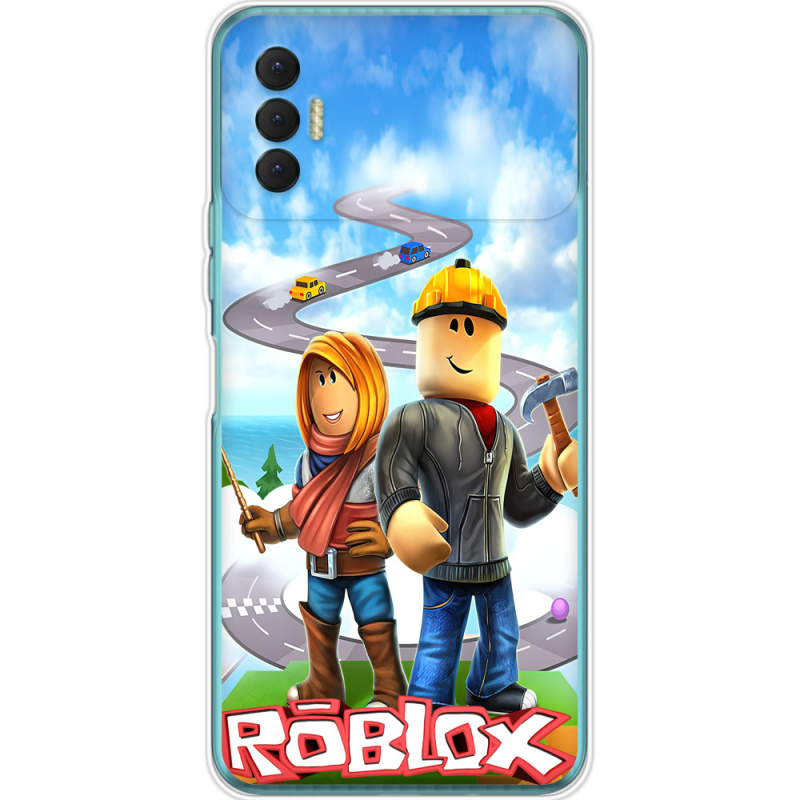 Чехол BoxFace Tecno Spark 8P Roblox Білдерман