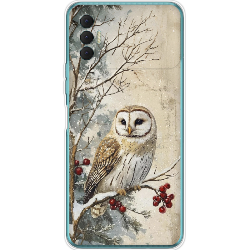 Чехол BoxFace Tecno Spark 8P Christmas Owl