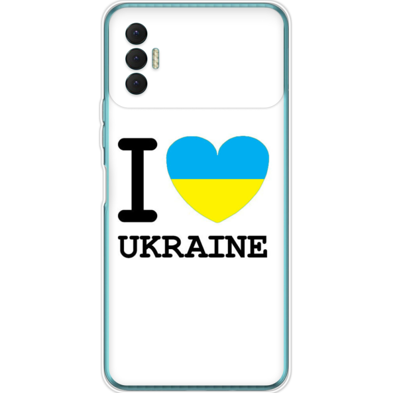 Чехол BoxFace Tecno Spark 8P I love Ukraine