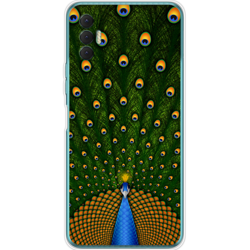 Чехол BoxFace Tecno Spark 8P Peacocks Tail