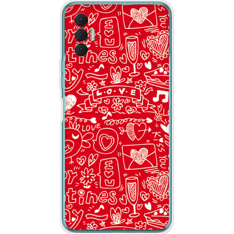 Чехол BoxFace Tecno Spark 8P Happy Valentines