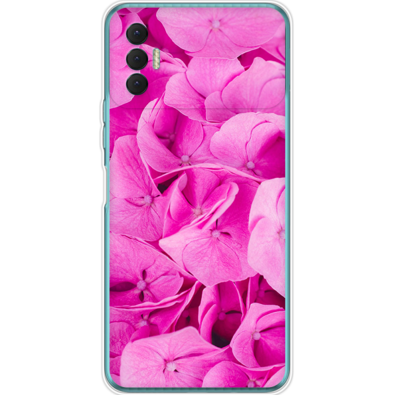 Чехол BoxFace Tecno Spark 8P Pink Flowers