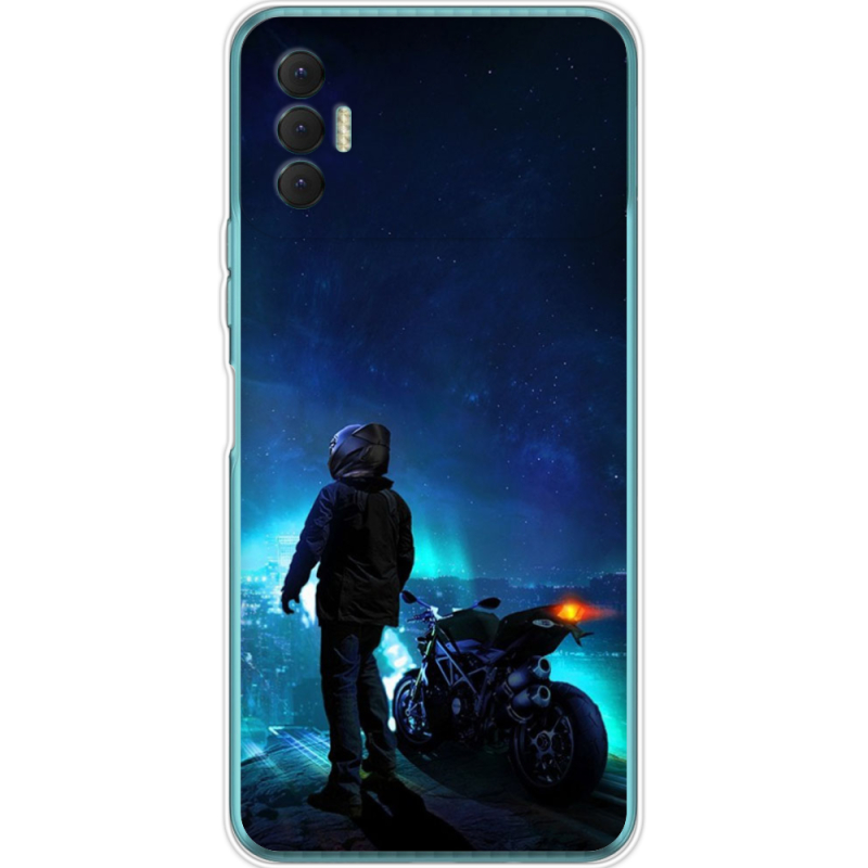 Чехол BoxFace Tecno Spark 8P Motorcyclist