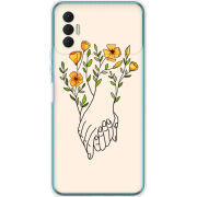 Чехол BoxFace Tecno Spark 8P Flower Hands