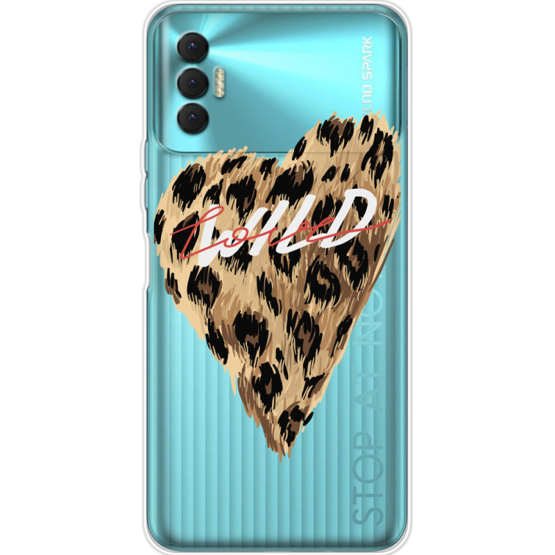 Прозрачный чехол BoxFace Tecno Spark 8P Wild Love