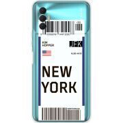 Прозрачный чехол BoxFace Tecno Spark 8P Ticket New York