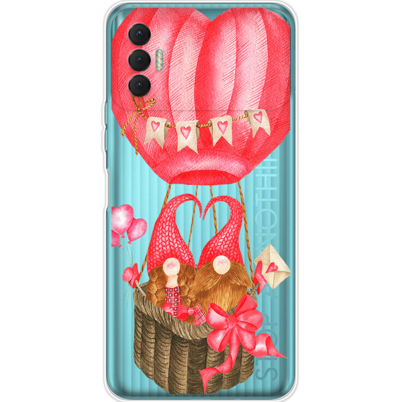 Прозрачный чехол BoxFace Tecno Spark 8P Valentine Dwarfs