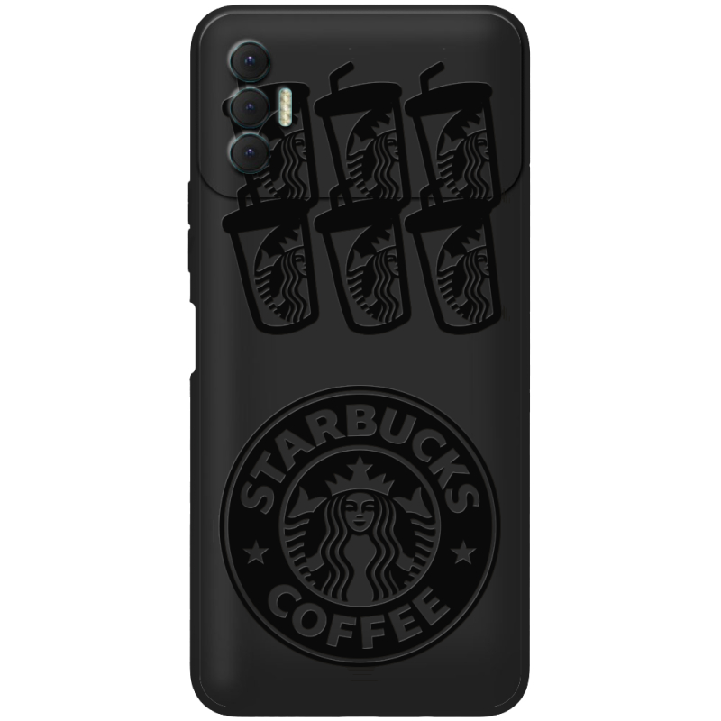 Черный чехол BoxFace Tecno Spark 8P Black Coffee