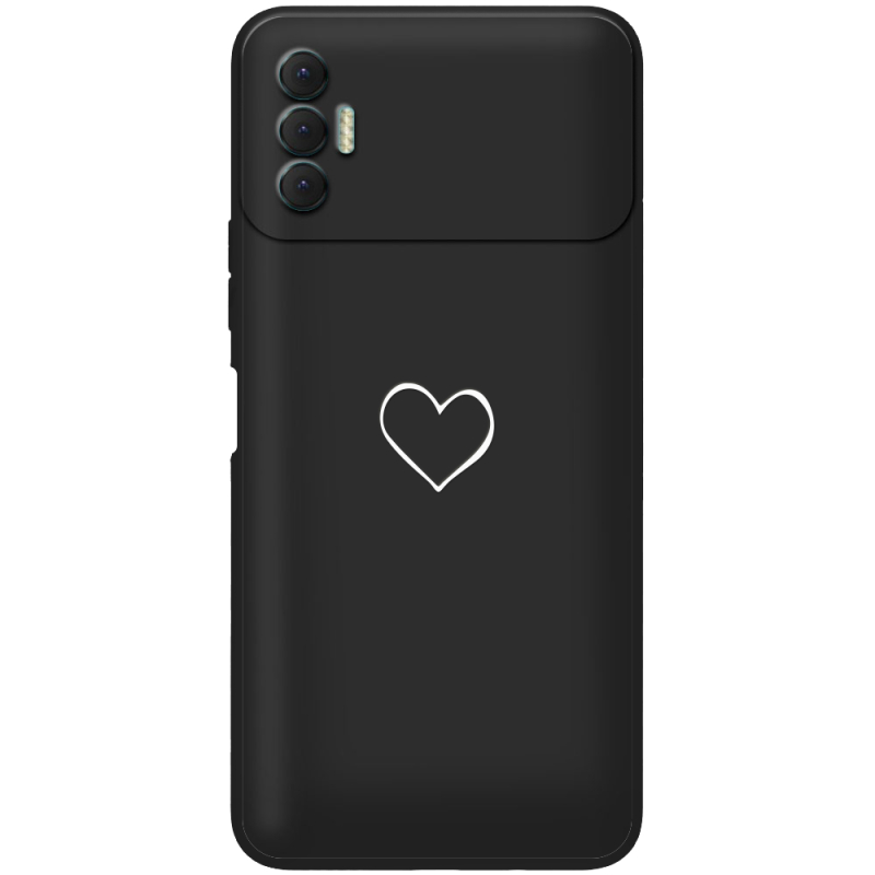 Черный чехол BoxFace Tecno Spark 8P My Heart