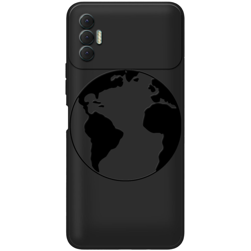 Черный чехол BoxFace Tecno Spark 8P Earth