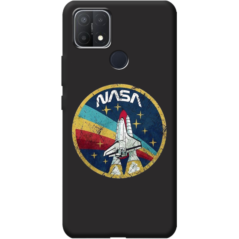 Черный чехол BoxFace OPPO A15/A15s NASA