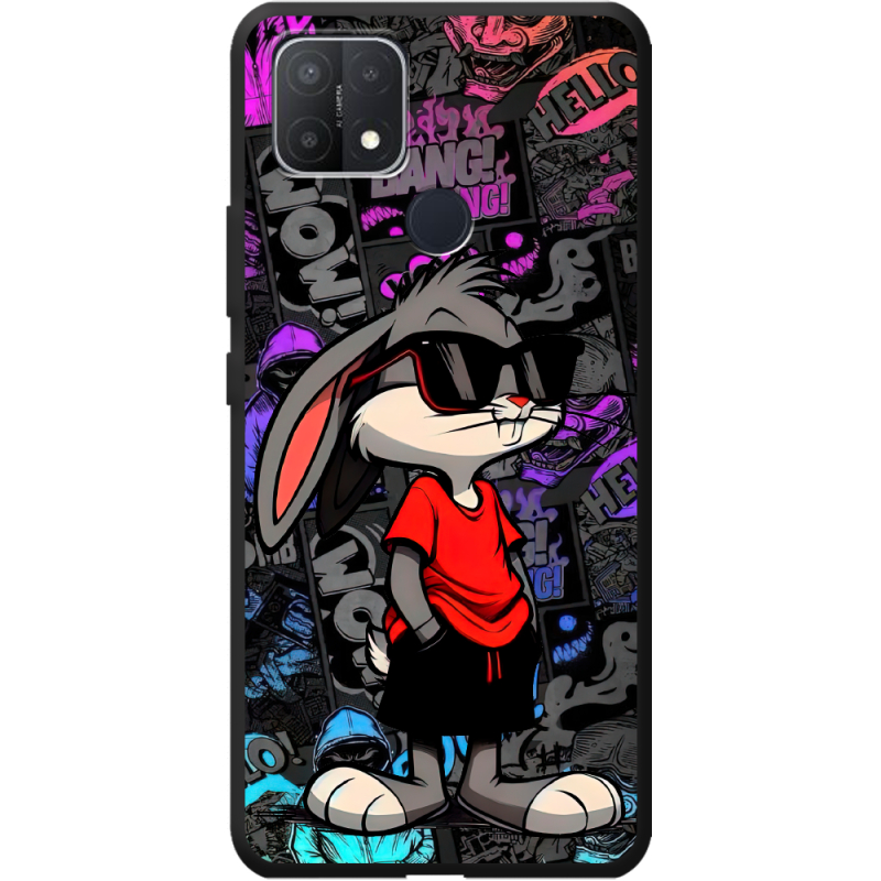 Черный чехол BoxFace OPPO A15/A15s Малий вухань