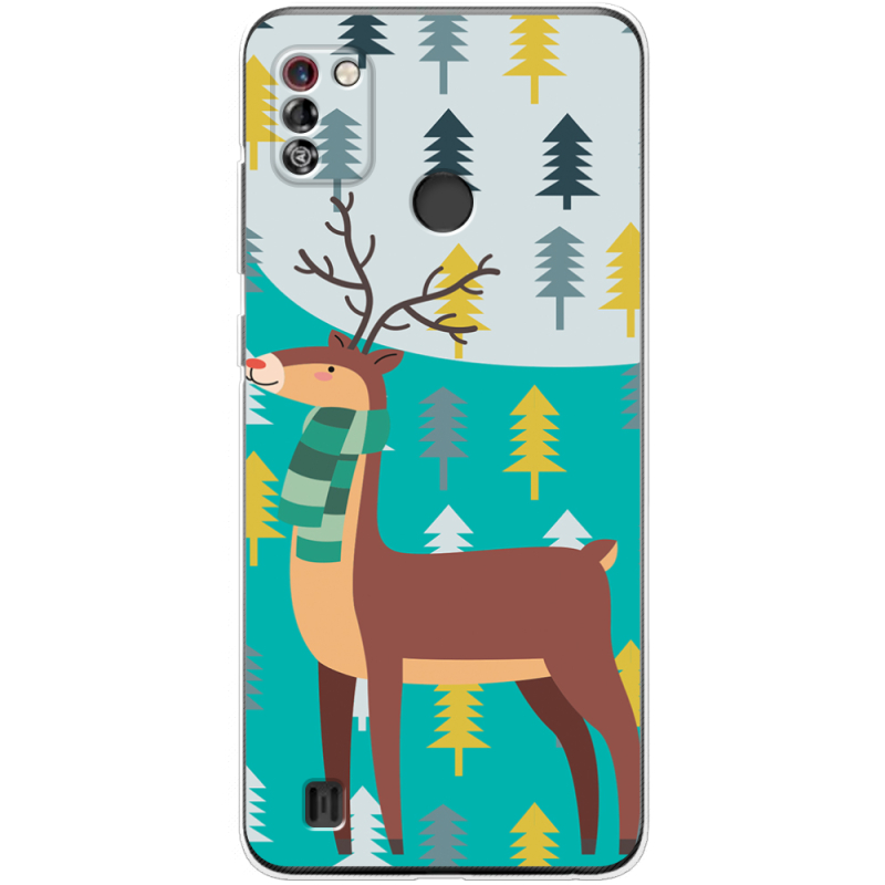 Чехол BoxFace Tecno Pop 4 Pro Foresty Deer