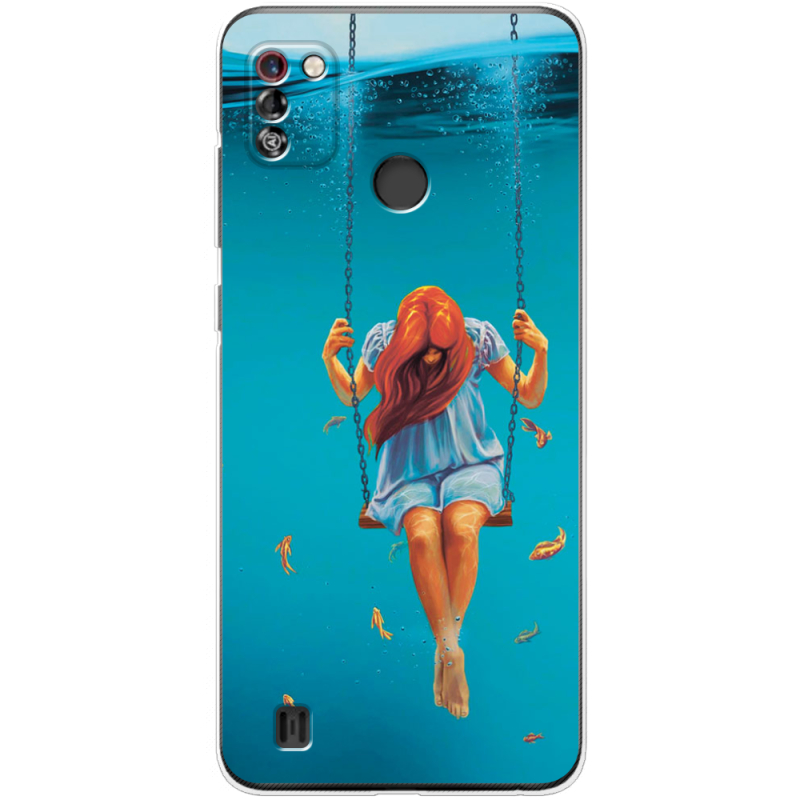 Чехол BoxFace Tecno Pop 4 Pro Girl In The Sea