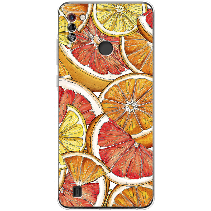 Чехол BoxFace Tecno Pop 4 Pro Citrus Pattern