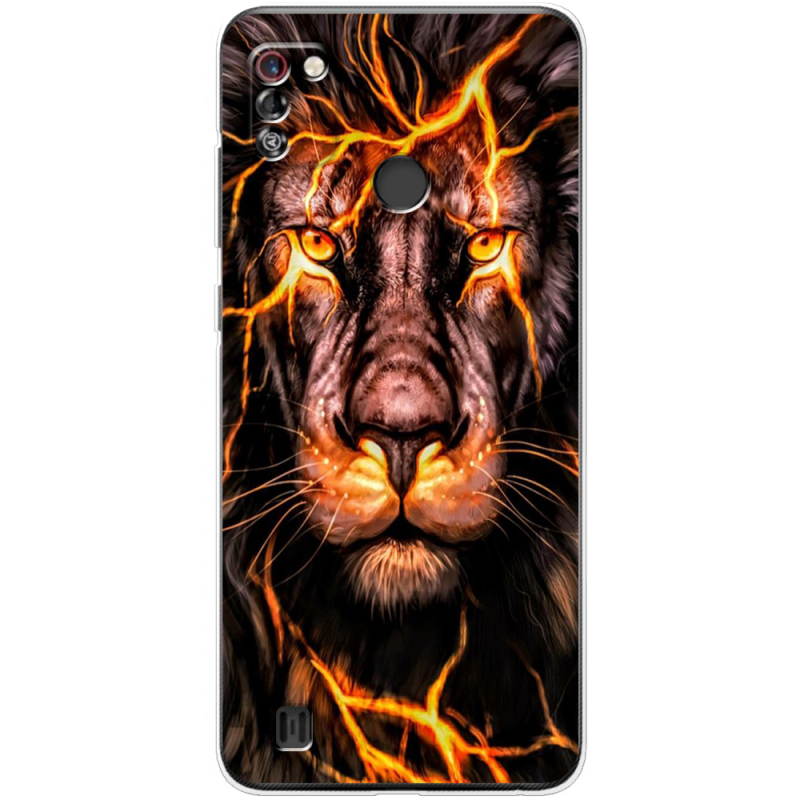 Чехол BoxFace Tecno Pop 4 Pro Fire Lion