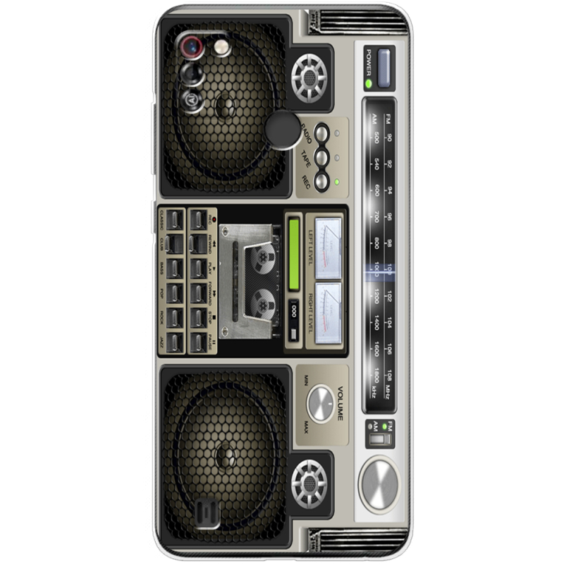 Чехол BoxFace Tecno Pop 4 Pro Old Boombox