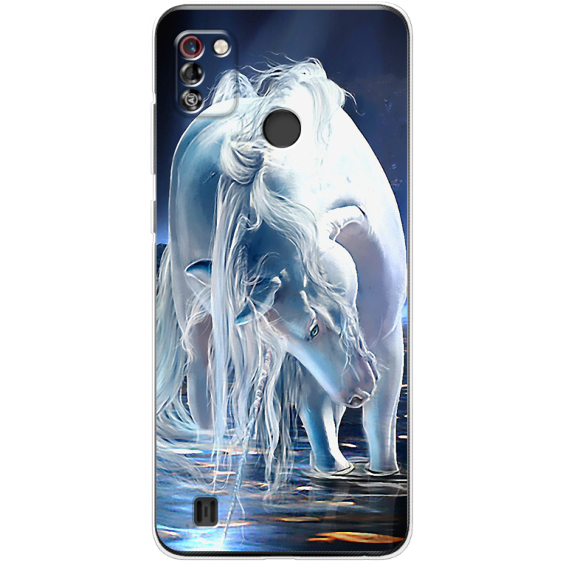 Чехол BoxFace Tecno Pop 4 Pro White Horse