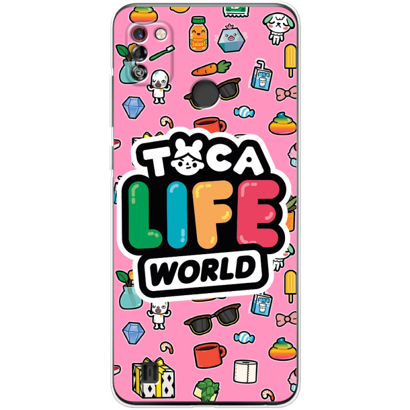 Чехол BoxFace Tecno Pop 4 Pro Toca Boca Life World