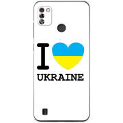 Чехол BoxFace Tecno Pop 4 Pro I love Ukraine