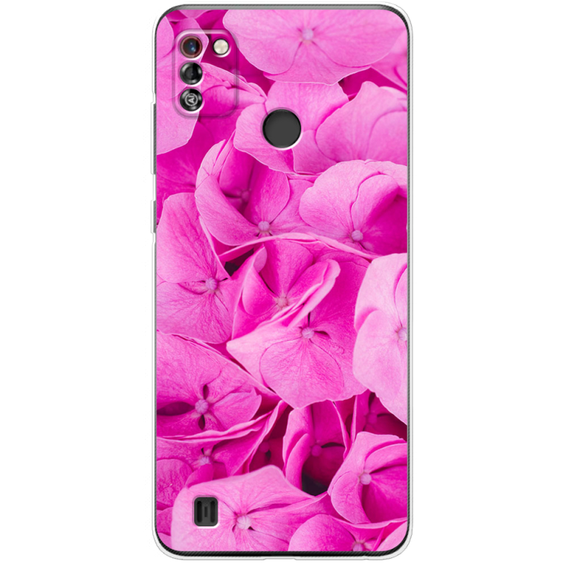 Чехол BoxFace Tecno Pop 4 Pro Pink Flowers