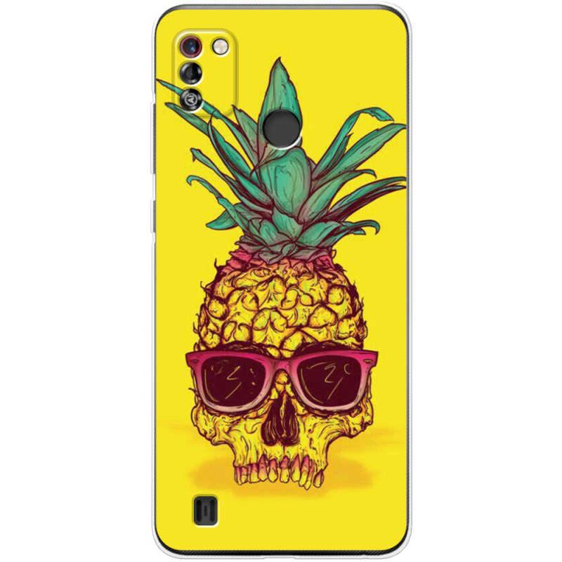 Чехол BoxFace Tecno Pop 4 Pro Pineapple Skull