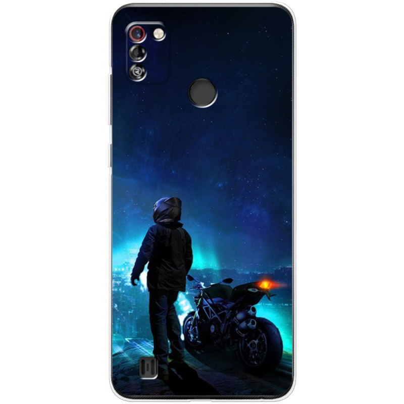 Чехол BoxFace Tecno Pop 4 Pro Motorcyclist