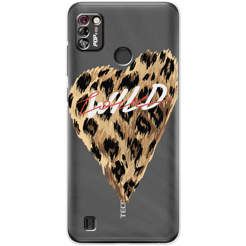 Прозрачный чехол BoxFace Tecno Pop 4 Pro Wild Love