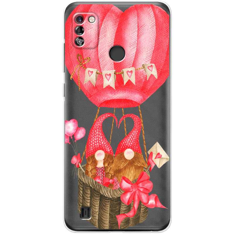 Прозрачный чехол BoxFace Tecno Pop 4 Pro Valentine Dwarfs