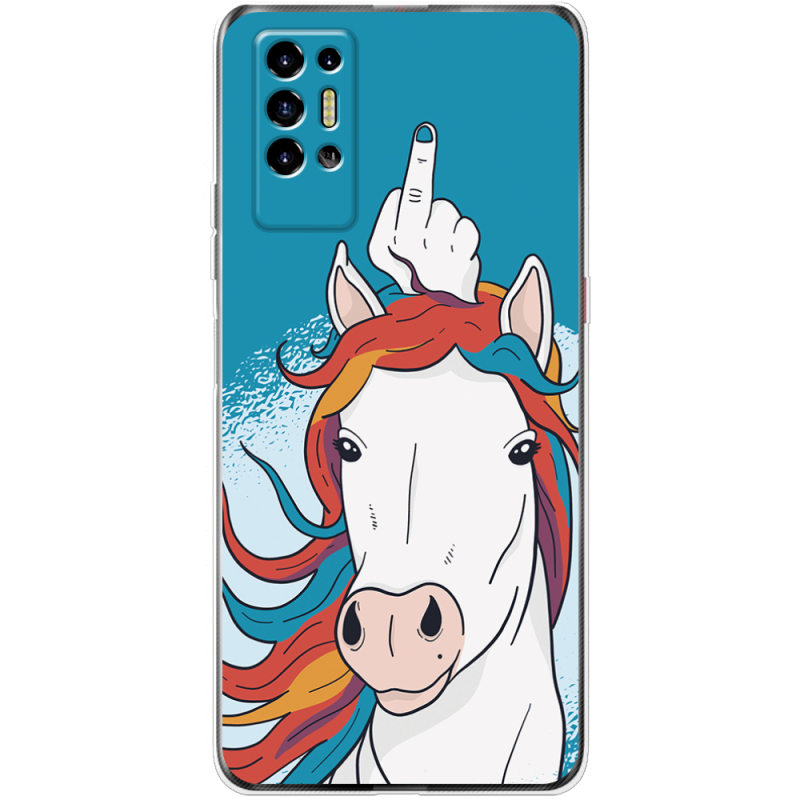 Чехол BoxFace Tecno POVA 2 Fuck Unicorn