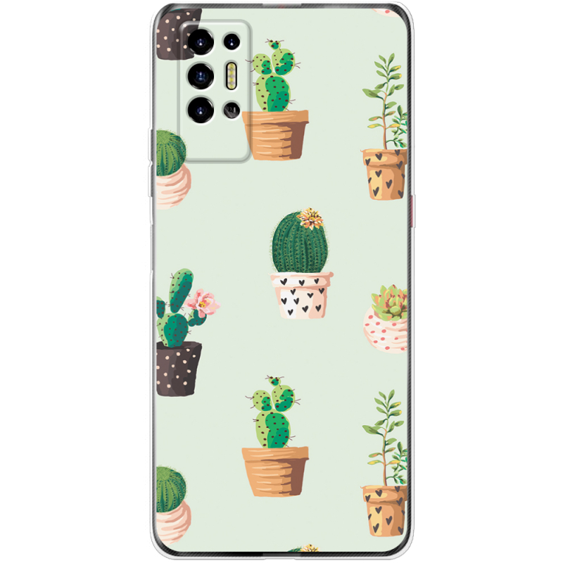 Чехол BoxFace Tecno POVA 2 L-green Cacti