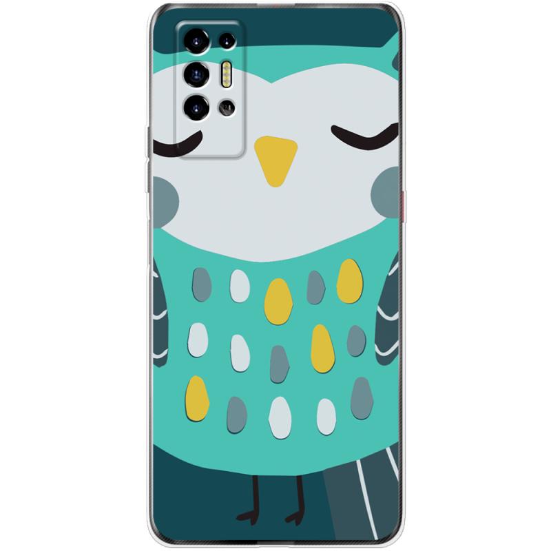 Чехол BoxFace Tecno POVA 2 Green Owl